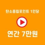 탄소중립포인트 1인당 최대금액