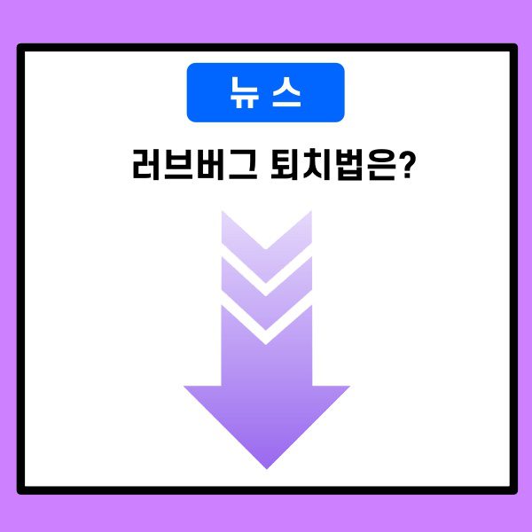뉴스-러브버그 퇴치법은?