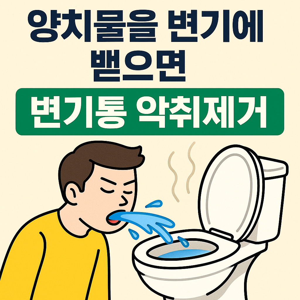 .변기통 악취제거