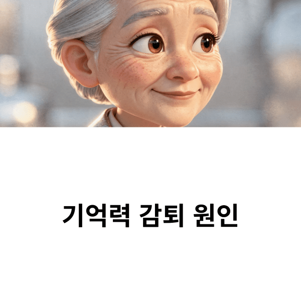 기억력 감퇴 원인