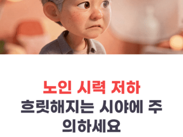 노인 시력 저하