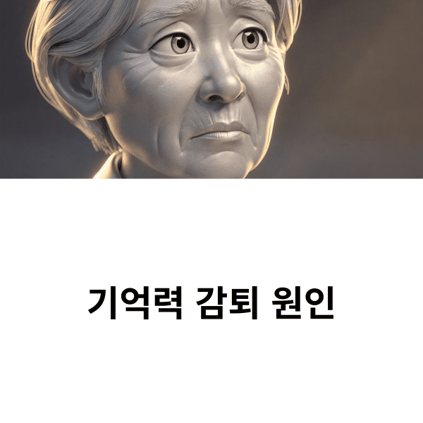 기억력 감퇴 원인, 어르신이라면 더 주의해야 하는 이유