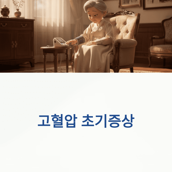 고혈압 초기증상