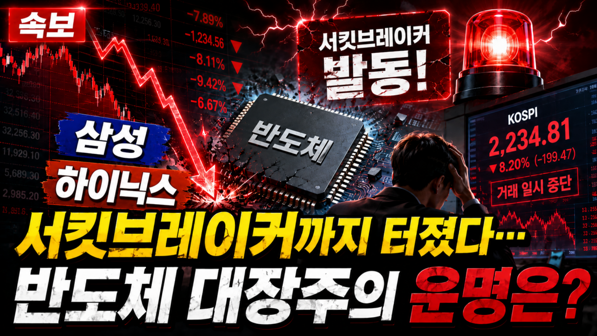 SK하이닉스(000660)·삼성전자(005930) 서킷브레이커까지 터졌다…반도체 대장주의 운명은?